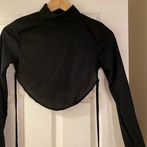 Cropped/Backless Shirt